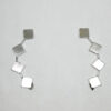 Sterling Silver Casual Square Pin 2